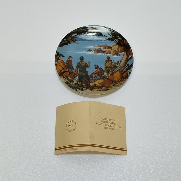 Avon American Portraits Plate Collection 1985 Set Of 5 Including Original Boxes - Picture 2 of 15
